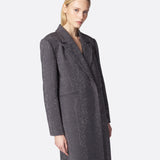 Cappotto strass donna Twentyfourhaitch Erenay grigio