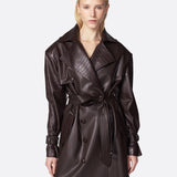 Trench donna Twentyfourhaitch Gizem marrone
