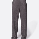 Pantaloni Donna Twentyfourhaitch Grigio Strass