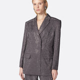 Blazer strass donna Twentyfourhaitch Imarya grigio