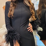 Abito Corto Donna Twentyfourhaitch Teide Nero