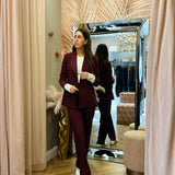 Blazer Donna Silence Limited Bordeaux