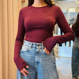 Body Donna Bohemian Vi Bordeaux