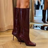 Stivali Donna Twentyfourhaitch Tish Bordeaux