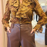 Camicia Donna Odi Odi Ficulle Marrone