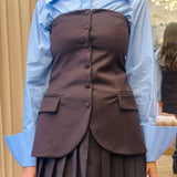 Boustier Donna Kostumn Marrone