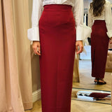Gonna Lunga Donna Kostumn Bordeaux