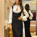 Gilet Smanicato Donna Kostumn Nero