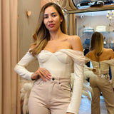 Blusa Donna Silence Limited Harlem Bianco Latte
