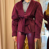 Giacca Donna Bohemian Vi Velvety Bordeaux