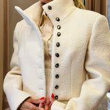 Blazer Corto Donna Bohemian Vi Bianco