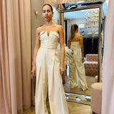 Pantalone Donna Bohemian Vi Avorio
