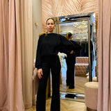 Tuta In Maglia Donna Kostumn Nero