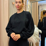 Tuta In Maglia Donna Kostumn Nero