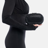 Clutch Twentyfourhaitch Isidora Nero Strass