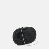 Clutch Twentyfourhaitch Isidora Nero Strass