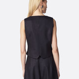 Gilet Donna Twentyfourhaitch Olviane Blu/Bordeaux