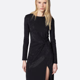 Abito lungo donna Twentyfourhaitch Zinae nero