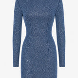 Abito Donna Twentyfourhaitch Kelos Blu Denim Crystal