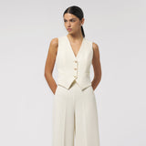 Gilet Donna Silence Limited Naima Honey Bianco Latte