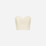 Heart Top Donna Silence Limited Bianco Latte