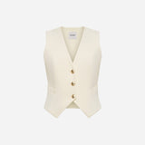 Gilet Donna Silence Limited Naima Honey Bianco Latte